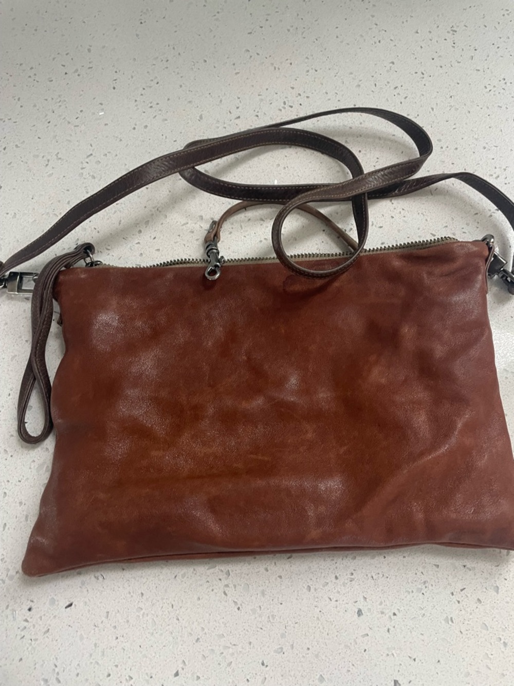 Fossil-style Leather Crossbody by Rough & Tumble - Picture 2 of 12